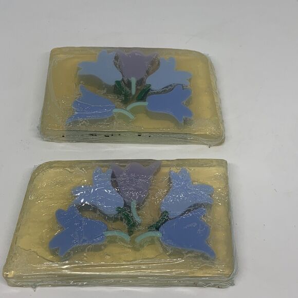 Basin Bar Bath Body Soap Assorted Scents and Colors Lot of 6 Floral Bonfire Etc. - Picture 7 of 9